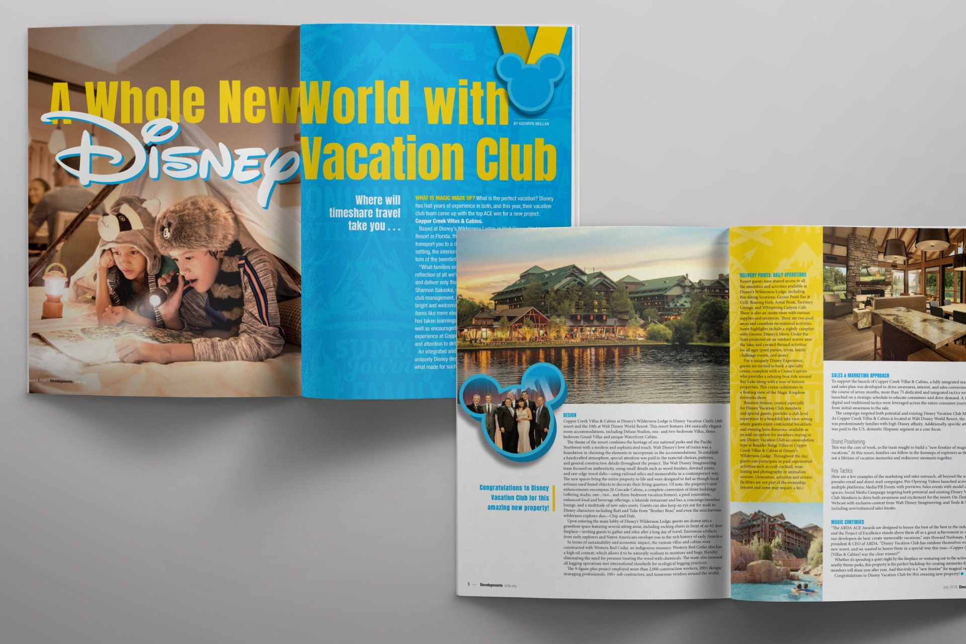 American Resort Development Association (ARDA) magazine design