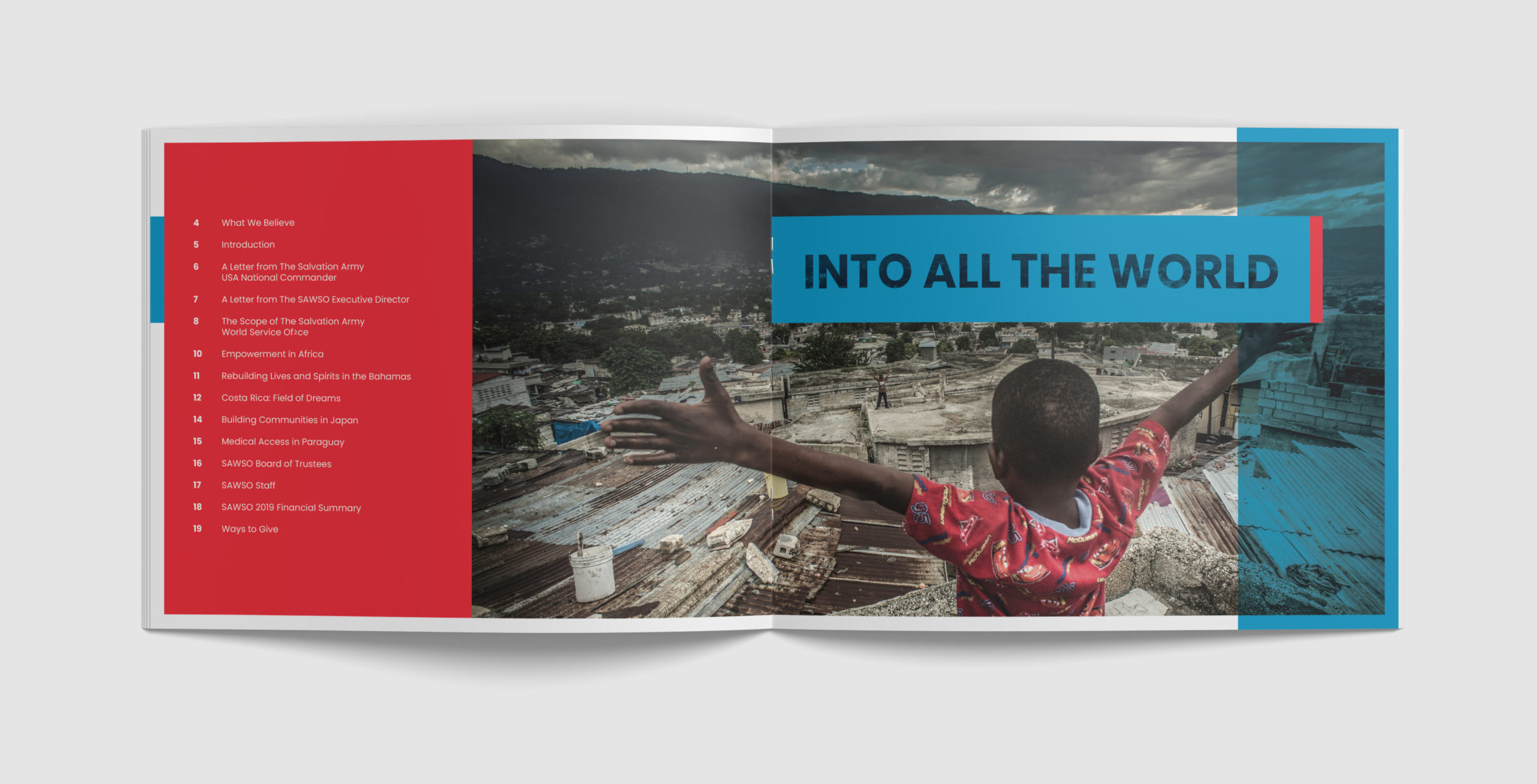 Salvation Army Annual Report Design